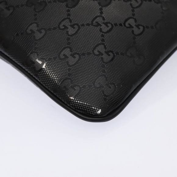 GUCCI GG implementation Shoulder Bag Silver Black 201538 Auth ki4758A - Picture 16 of 16